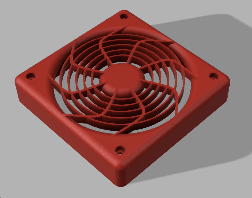 STL file Classic Styled 92 x 14mm Fan Cover・Design to download and 3D
